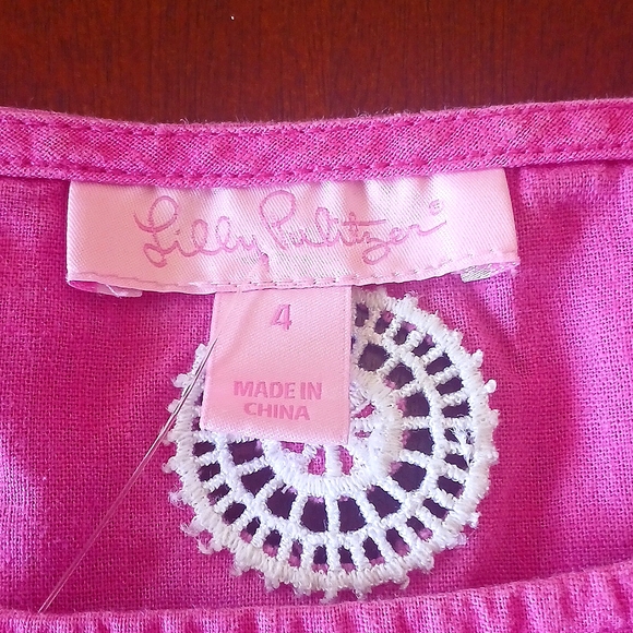 Lilly Pulitzer Pink Solid Top - Picture 5 of 10